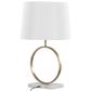 Grandview Gallery Moon Table Lamp in Gold and White, , large