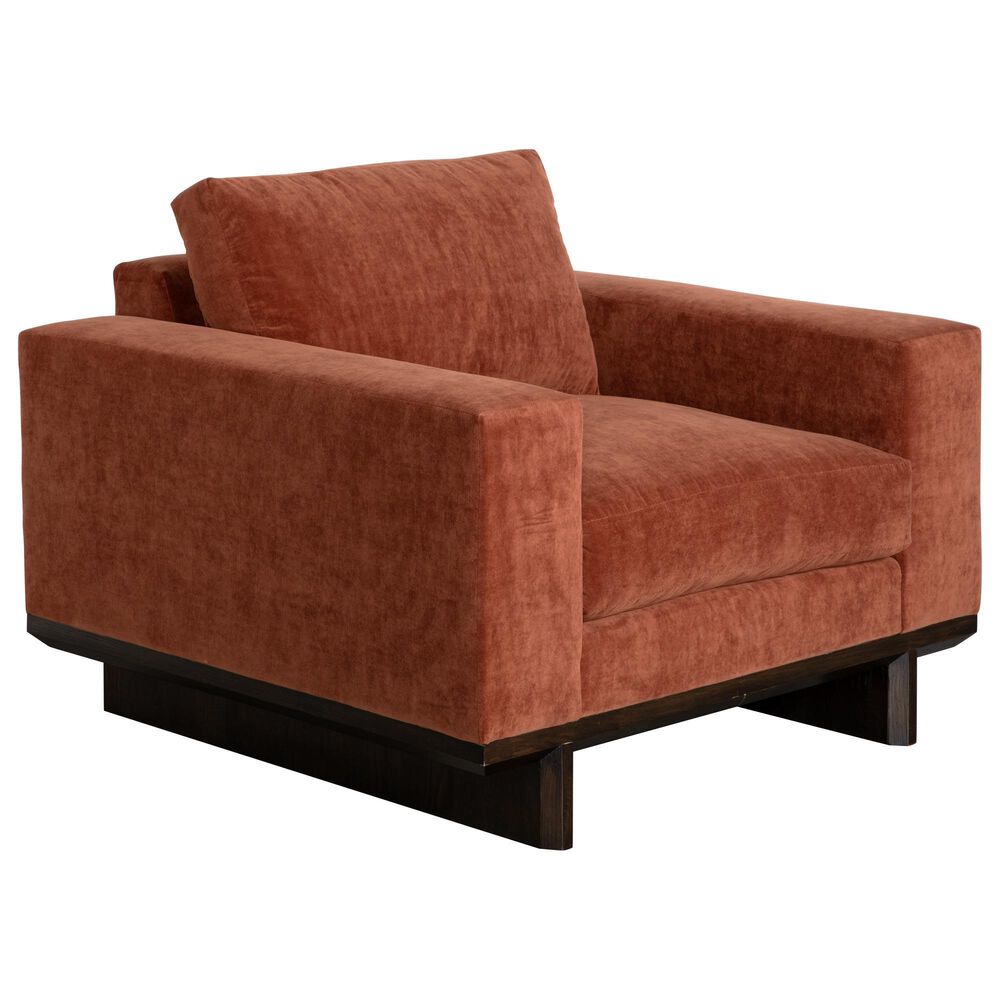 Vanguard Furniture Symmetry Accent Chair in Volley Red Rock, , large