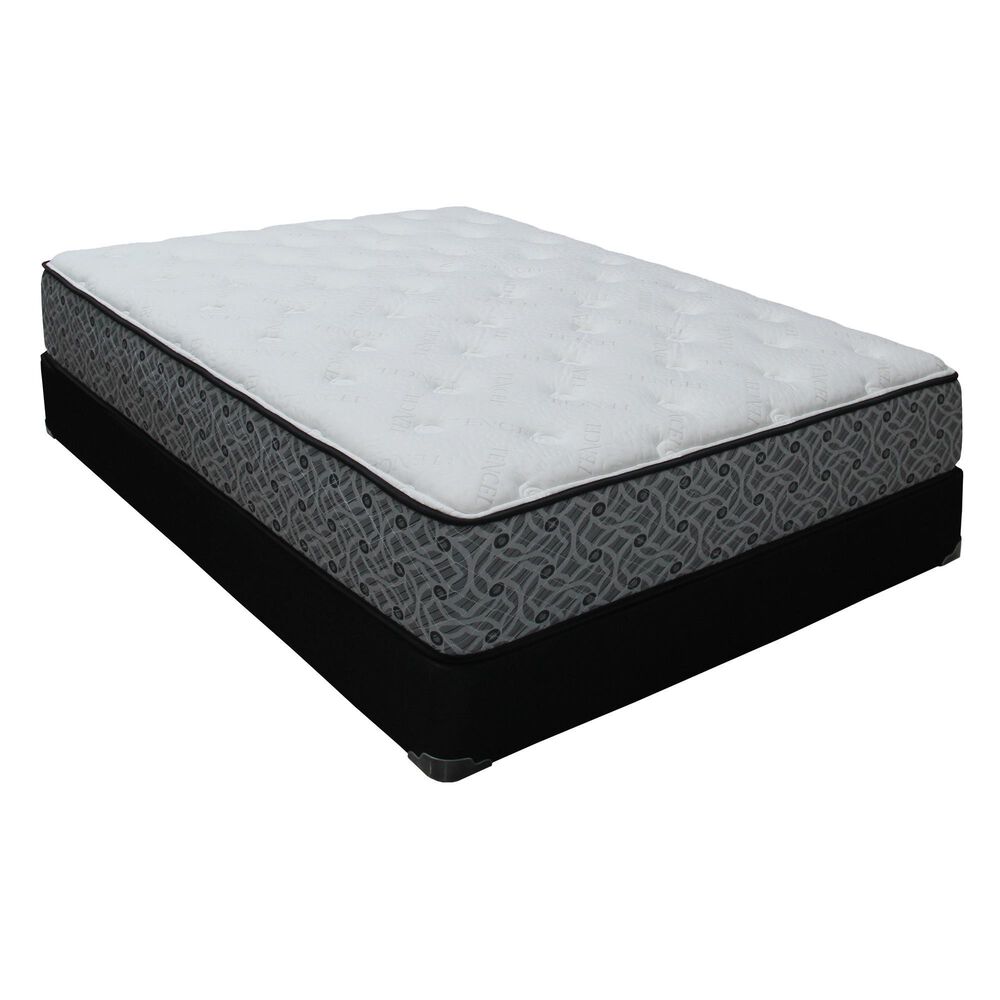Sleeptronic Berkshire Legacy II Gel Plush Twin Mattress with Low Profile Box Spring, , large