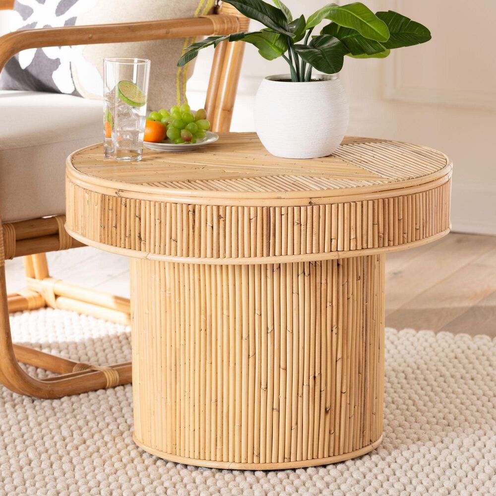 Baxton Studio Iryna End Table in Natural, , large