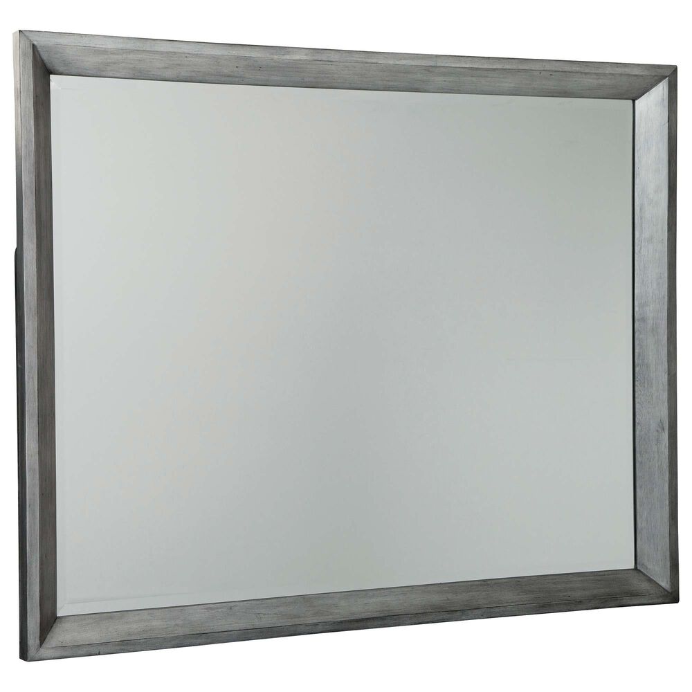 Ashley Russelyn 7 Drawer Dresser and Mirror in Gray, , large