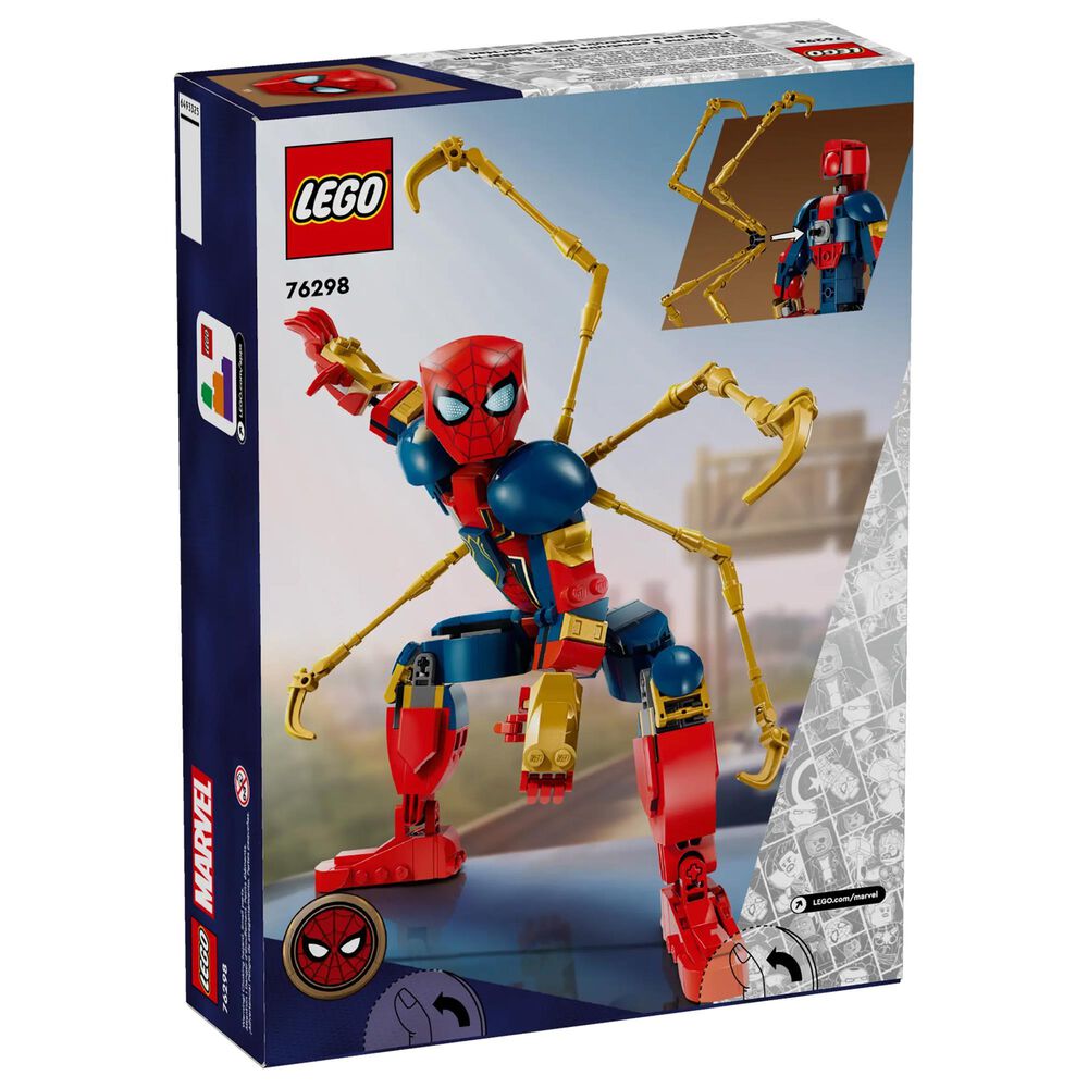 LEGO Marvel Iron Spider-Man Construction Figure, , large