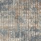 Nourison Quarry Abstract 2"2" x 3"9" Blue and Beige Area Rug, , large