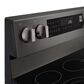 LG 2-Piece Kitchen Package with 6.3 Cu. Ft. Smart Freestanding Electric Range and 2.1 Cu. Ft. Smart Over-the-Range Microwave in Black Stainless Steel, , large