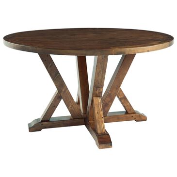 Tiddal Home Wilder Round Dining Table in Heritage Pine - Table Only, , large
