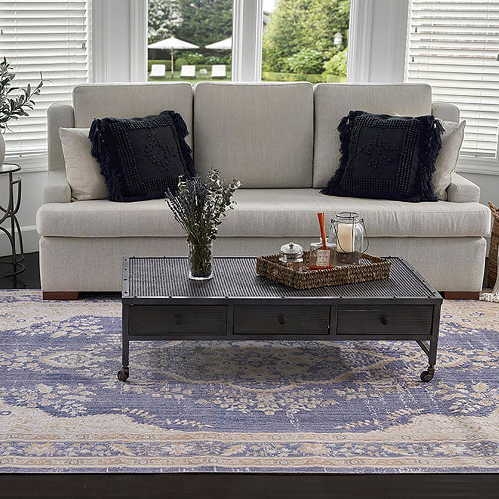Momeni Isabella 5&#39;3&quot; x 7&#39;3&quot; Periwinkle Area Rug, , large