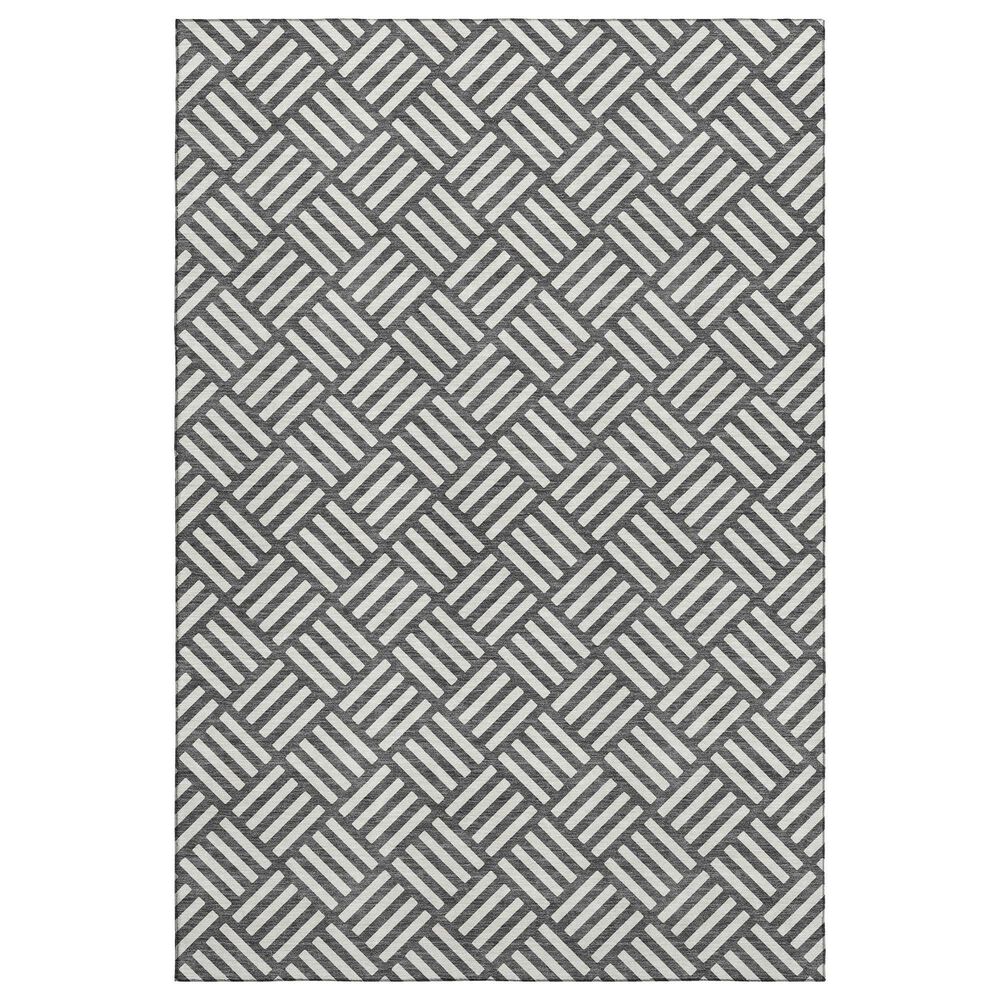 Dalyn Rug Company The Reserve TR3 Charcoal 9" x 12" Indoor/Outdoor Area Rug, , large