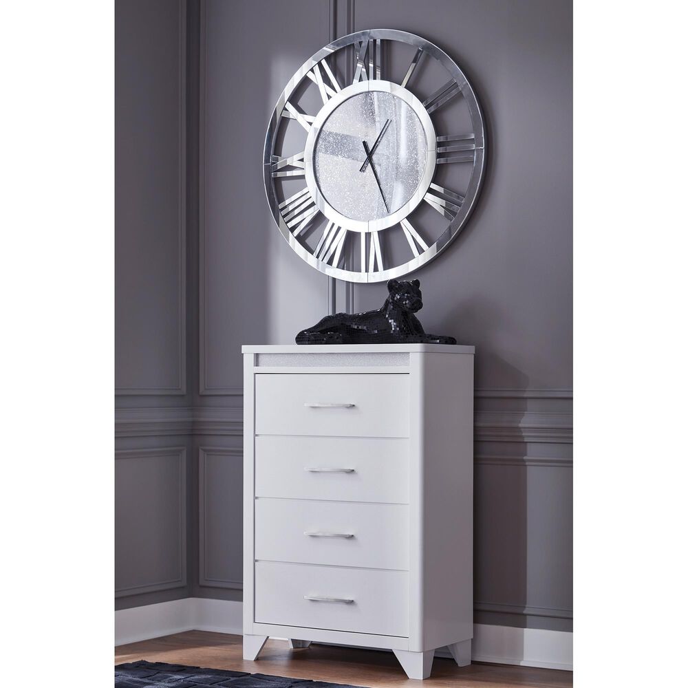 Ashley Jarlee 4-Drawer Chest in White, , large