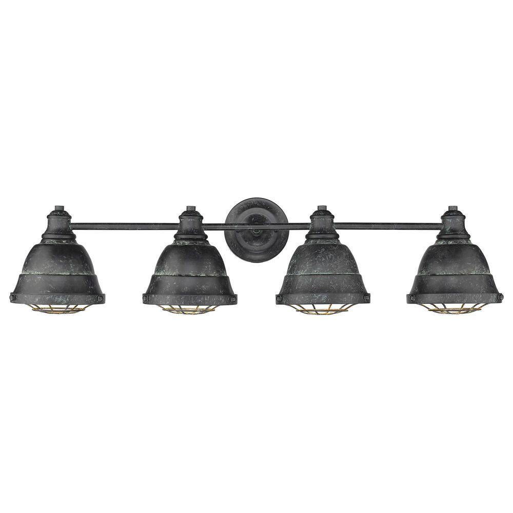 Golden Lighting Bartlett 4-Light Bath Vanity in Black Patina, , large