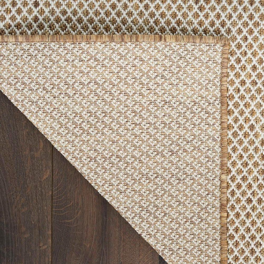 Nourison Courtyard Jute and Ivory 8&#39; x 10&#39; Indoor/Outdoor Area Rug, , large