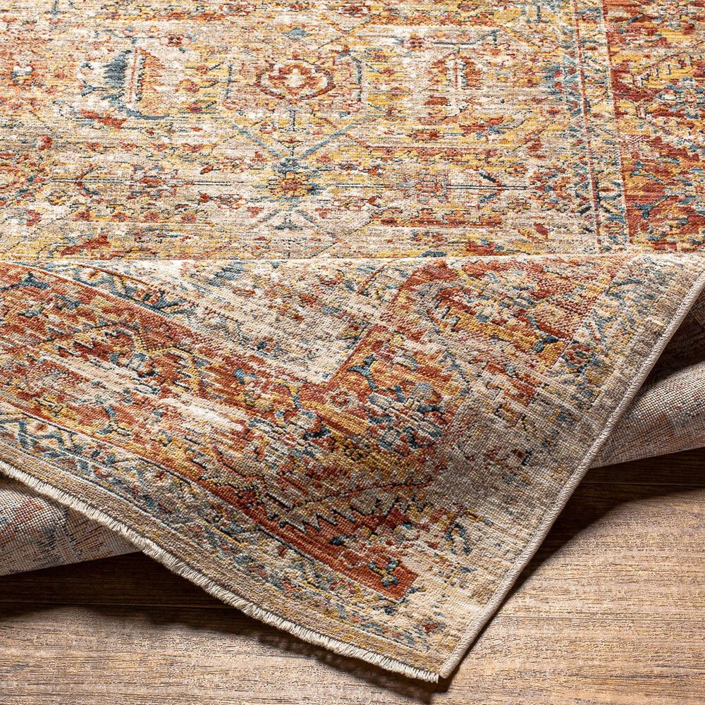 Surya Aspendos 12&#39; x 15&#39; Dusty Pink, Rust, Burgandy, Wheat, Taupe, Gray, Charcoal, Denim, Black and Cream Area Rug, , large