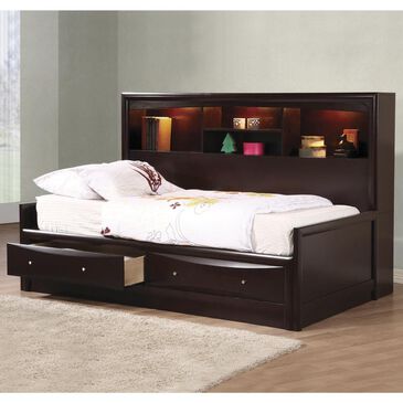 at HOME Phoenix Twin with Bookcase & Storage Drawers, , large