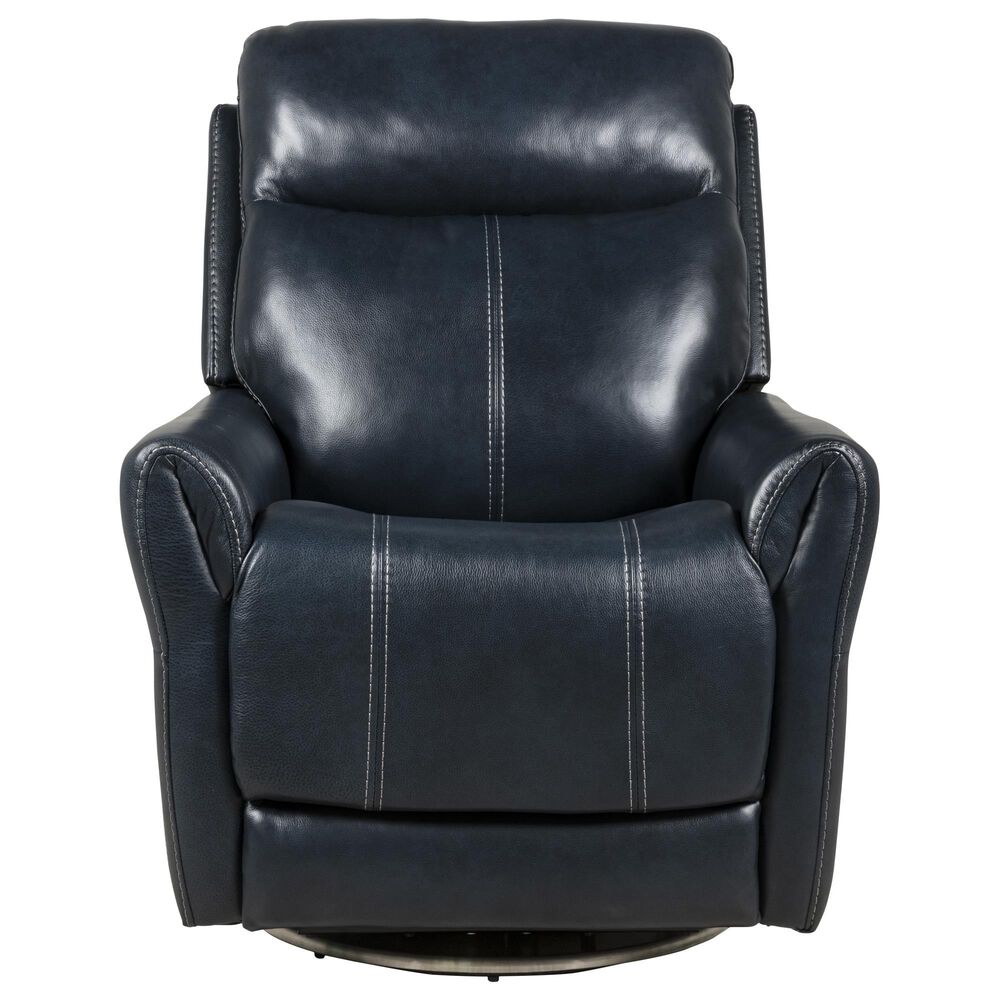 MotoMotion Leather Power Swivel Recliner in Sorrento Ocean | Shop NFM
