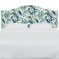Rifle Paper Co Crafted by Cloth & Company Mayfair Twin Headboard in Peacock Blue/White, , large