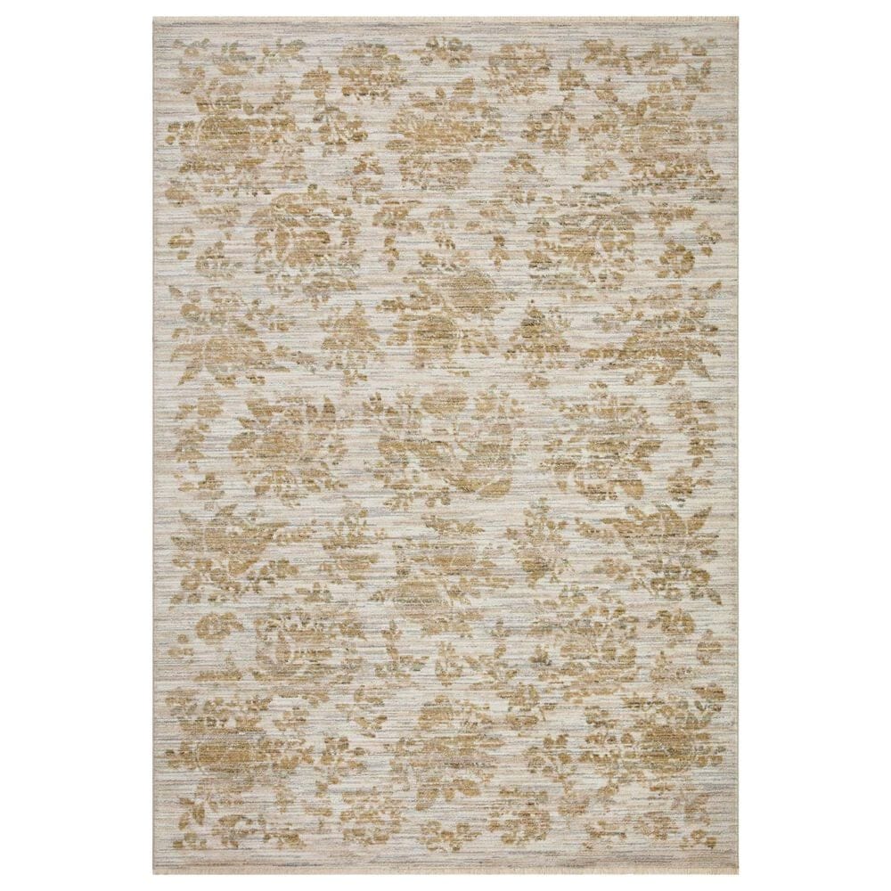 Rifle Paper Co. x Loloi Provence 5" x 7"10" Therese Ivory Area Rug, , large