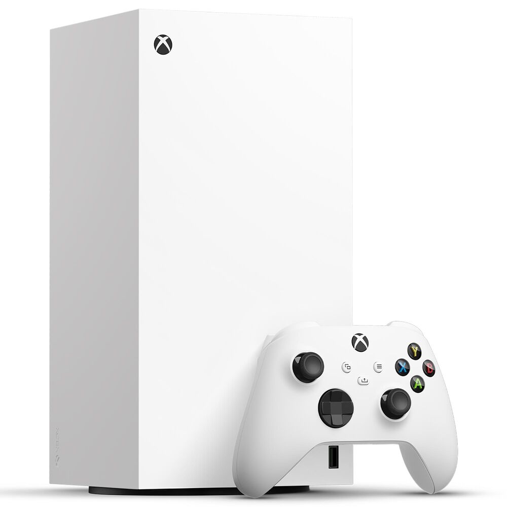 Microsoft Xbox Series X 1TB All-Digital Console &#40;Disc-Free Gaming&#41; in Robot White, , large