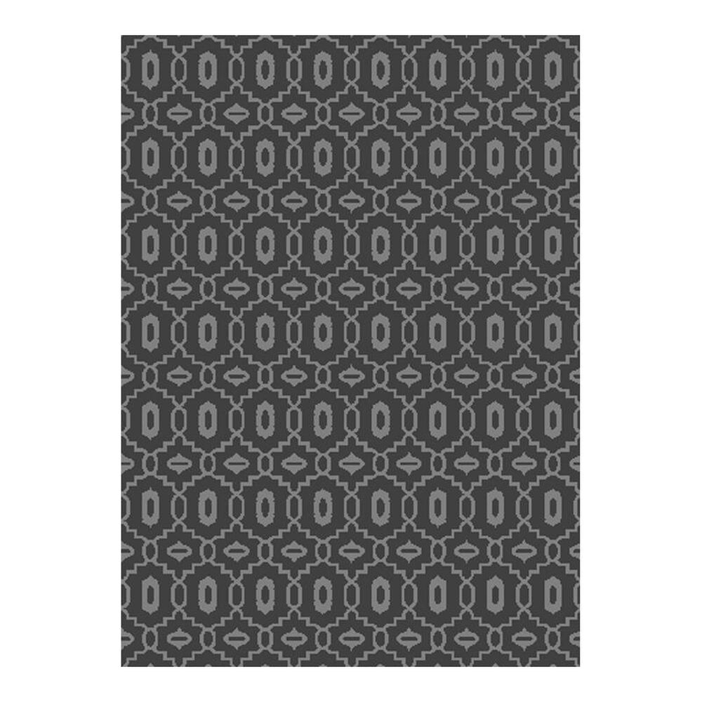 Radici USA Basilica 6692 5'3" x 7'3" Dark Grey Area Rug, , large