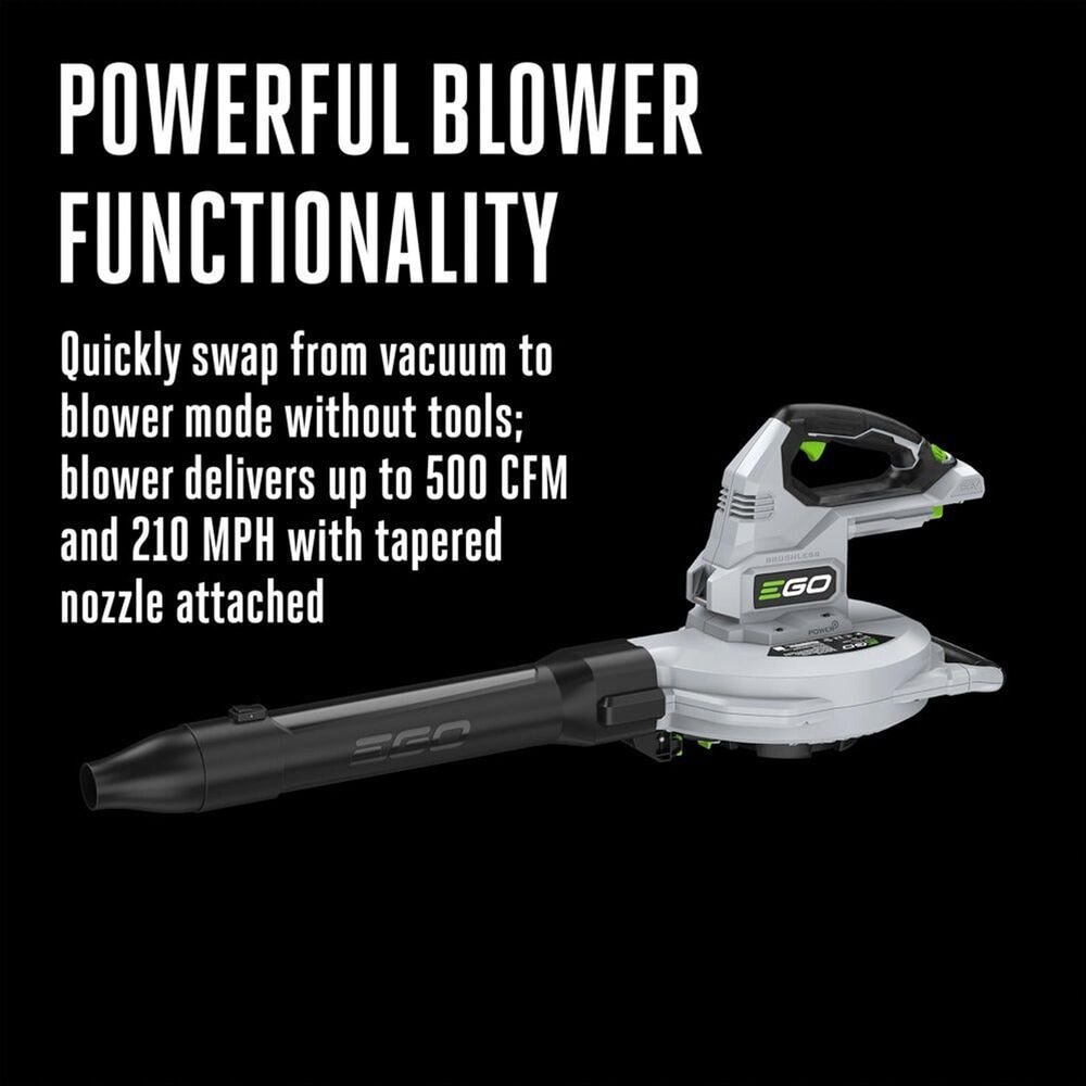 EGO Power+ Leaf Vacuum and Mulcher with 500 CFM Blower in Black and Gray, , large