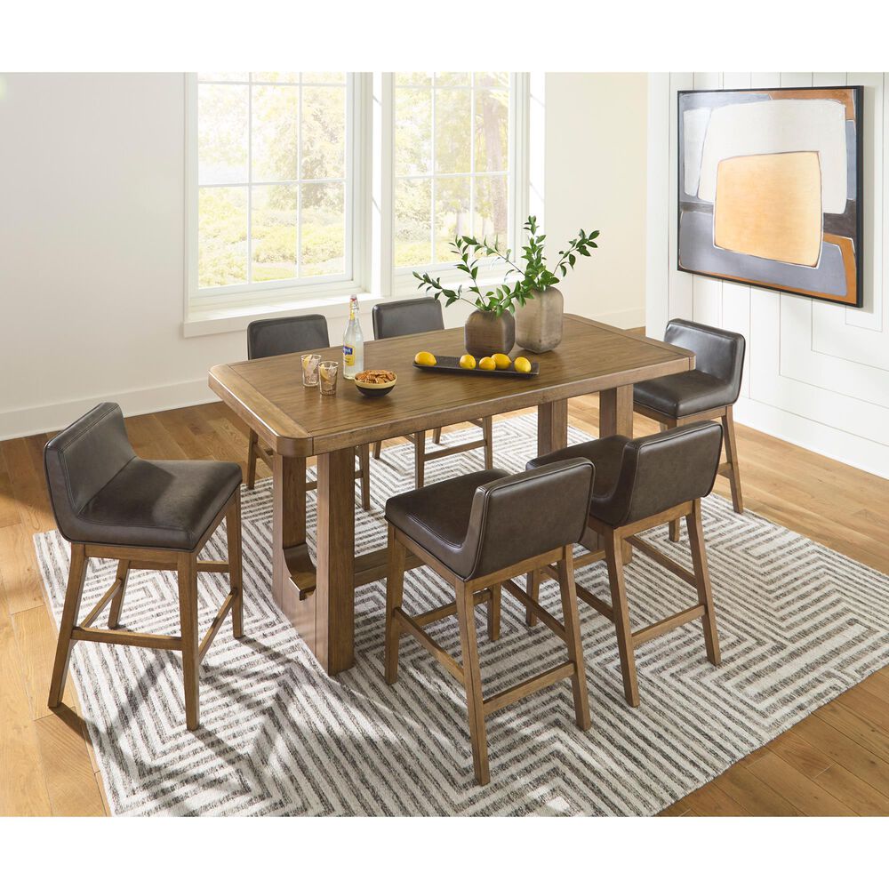 Millenium Cabalynn Counter Dining Table and 6 Stools in Two Tone, , large