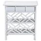 Baxton Studio Tiaret 1-Drawer Nightstand in White, , large