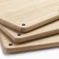 Joseph Joseph Folio 3-Piece 14.2" x 10.2" Steel Chopping Board Set in Bamboo and Stainless Steel, , large