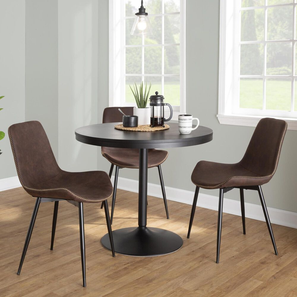 Lumisource Dakota Dining Table in Black - Table Only, , large