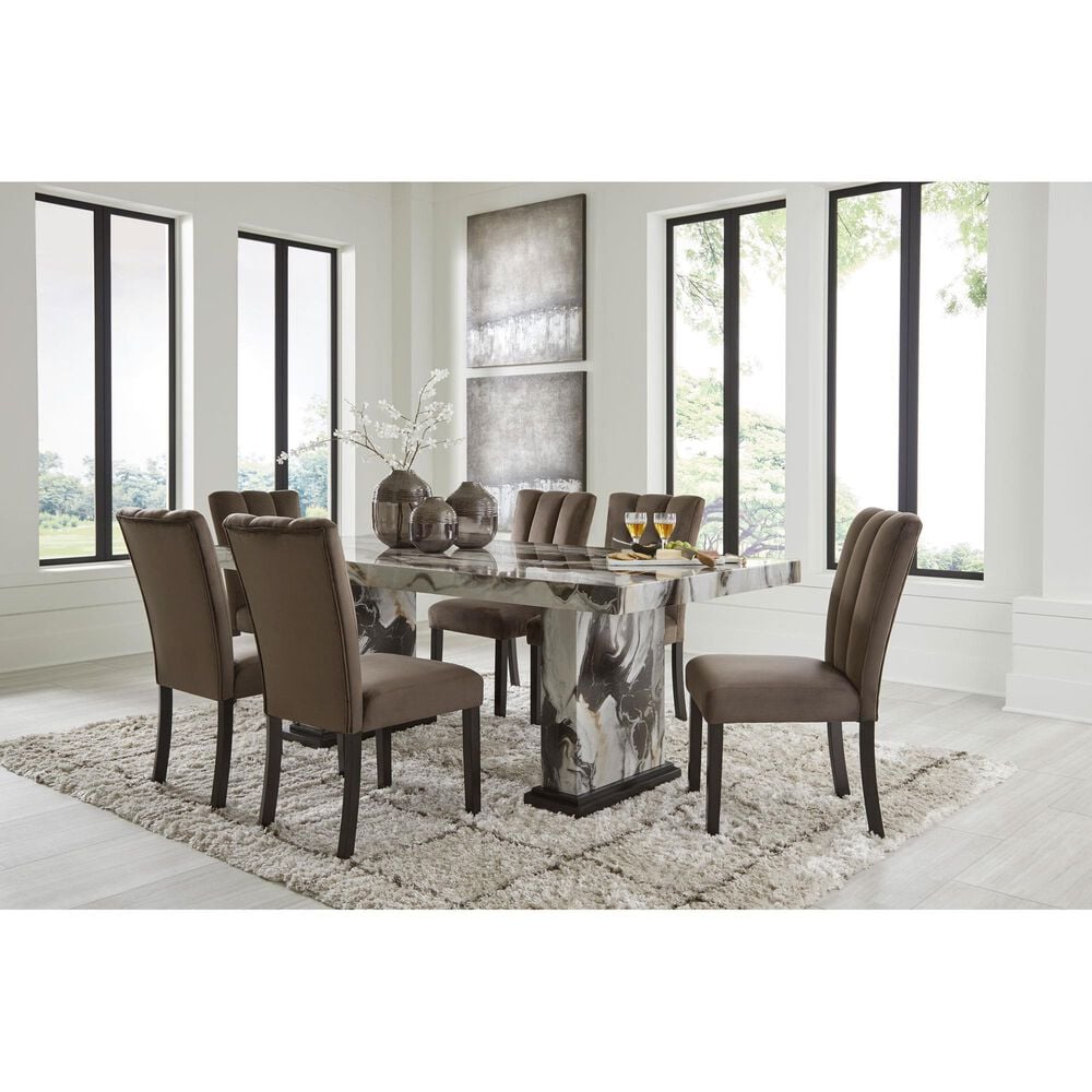 Ashley Jeshina Side Chair in Dark Brown, , large