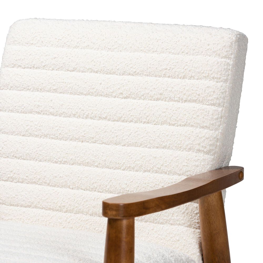Baxton Studio Stratton Arm Chair in Cream, , large