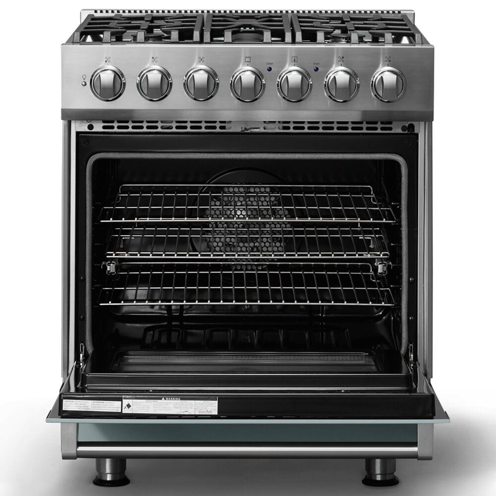 Viking Range 3 Series 30" Self-Cleaning Dual Fuel Range in November Sky, , large