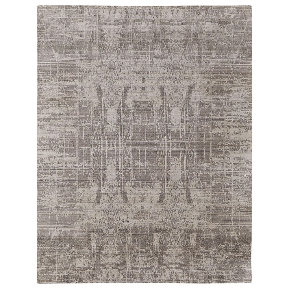 Feizy Eastfield 69A5F 12" x 15" Gray and Beige Area Rug, , large