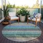 Dalyn Rug Company Portico PO2 Sage 8" Round Area Rug, , large