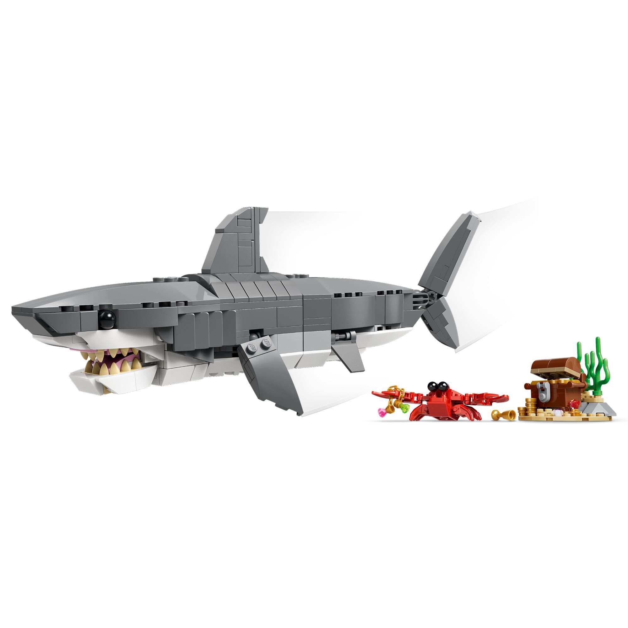 LEGO Creator Fierce Shark with a Treasure Chest Building Set