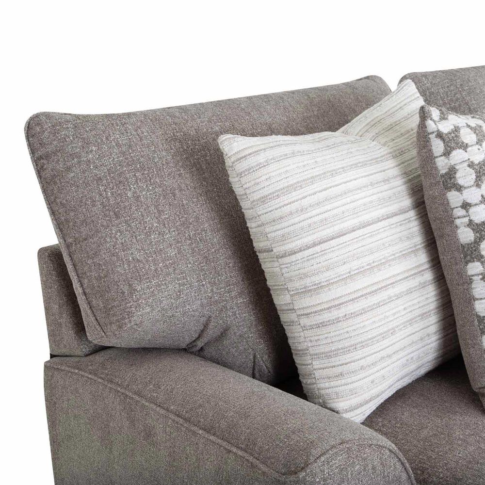 Moore Furniture Ashton Stationary Sofa in Kittery Pewter, , large