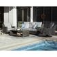 Ashley Elite Park Patio Swivel Lounge Chair in Gray, , large