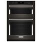 KitchenAid 30" Electric Microwave Wall Oven Combo with Air Fry Mode in Black Stainless Steel, , large