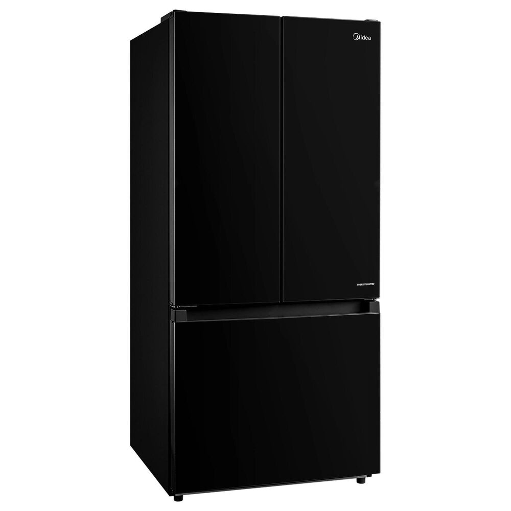 Midea 18 Cu. Ft. French Door Refrigerator in Black, , large
