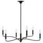 Visual Comfort Studio Chatsworth 6-Light Chandelier in Aged Iron, , large