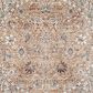 Surya Carlisle Oriental 5"3" Round Mauve, Pale Blue, Ivory, Light Gray, Brick Red, Dusty Sage and Medium Brown Area Rug, , large