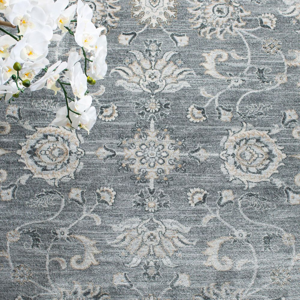 Safavieh Isabella ISA940F 5&#39;3&quot; x 7&#39;6&quot; Gray and Cream Area Rug, , large