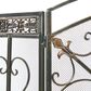 Maple and Jade 52" x 31" Fireplace Screen in Black, , large