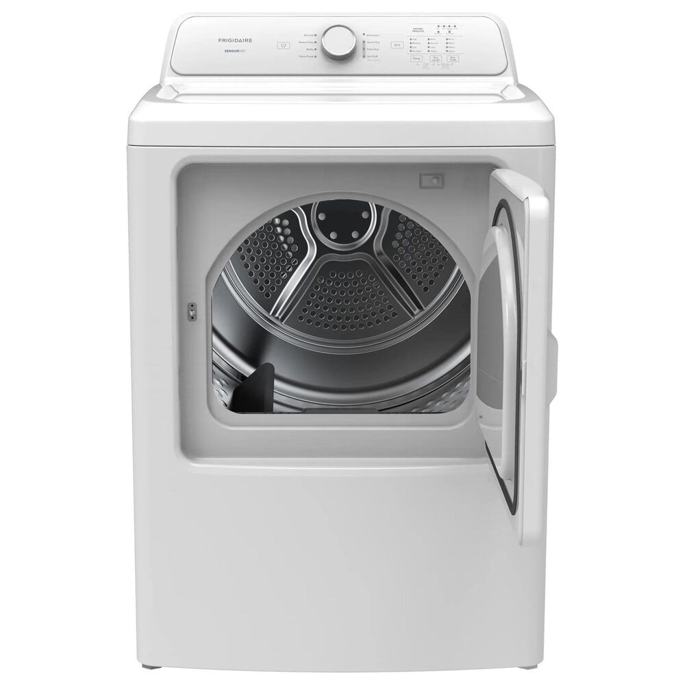 Frigidaire 4.1 Cu. Ft. Top Load Washer and 7 Cu. Ft. Electric Dryer Laundry Pair in White, , large