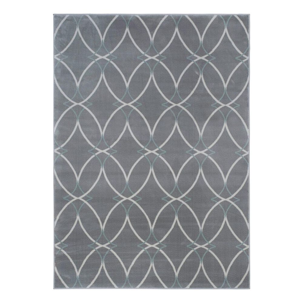 Radici USA Pisa 3783 5"3" x 7"3" Grey Area Rug, , large