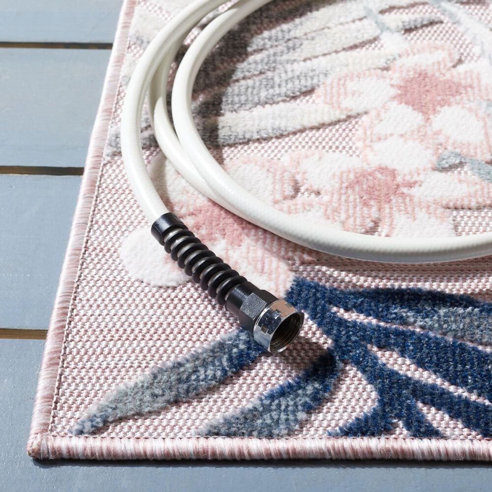 Safavieh Cabana CBN451U 9&#39; x 12&#39; Pink and Grey Indoor/Outdoor Area Performance Rug, , large