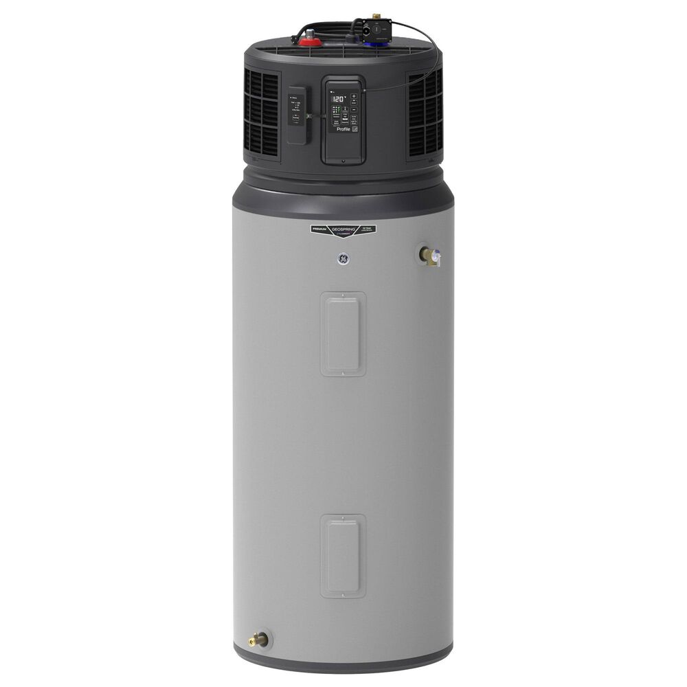 GE Profile GeoSpring 80-Gallon 120V Smart Hybrid Heat Pump Water Heater with FlexCapacity in Gray, , large