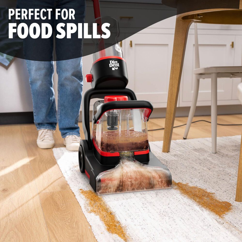 Dirt Devil Full Size Carpet Washer in Black and Red, , large