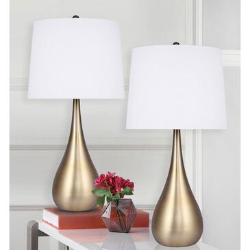 Grandview Gallery 30" Teardrop Table Lamp in Gold, , large