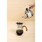Fino 22 Oz Pour-Over Coffee Maker in Clear and Stainless Steel, , large
