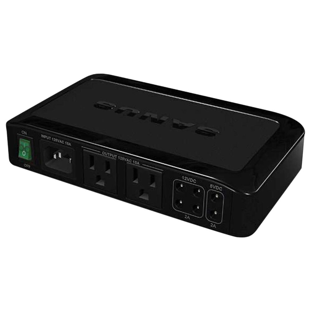Sanus EcoSystem Mini Protects TV and Small Components from Power Surges in Black, , large