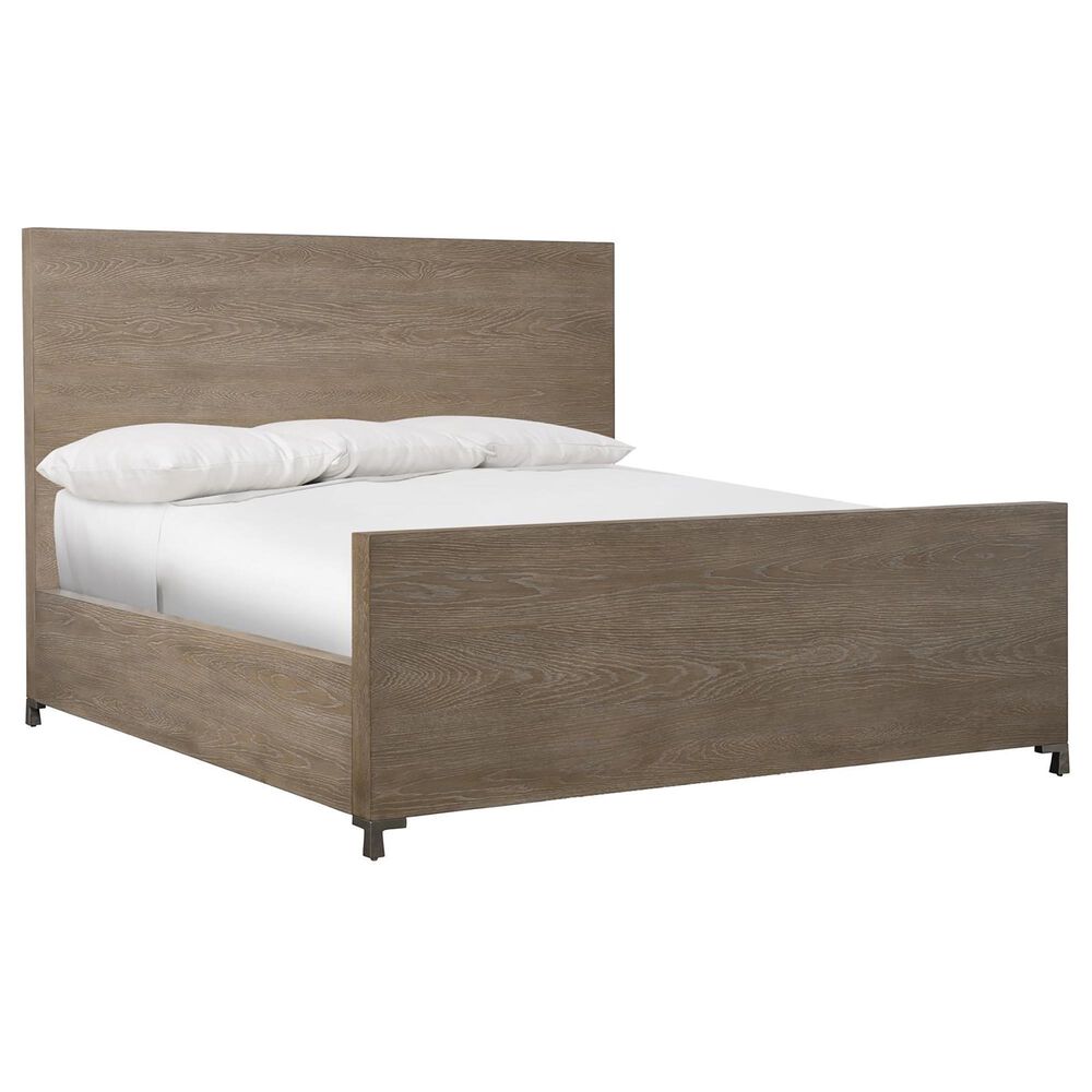 Bernhardt Aventura King Panel Bed in Marcona and Frosted Nickel, , large