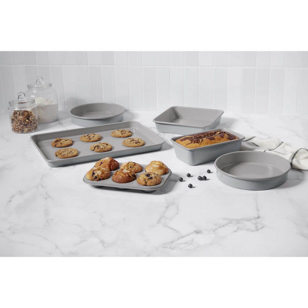 Cuisinart Culinary 6-Piece Ceramic Nonstick Bakeware Set in Gorgeous Gray, , large